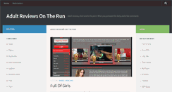 Desktop Screenshot of adultreviewsontherun.com